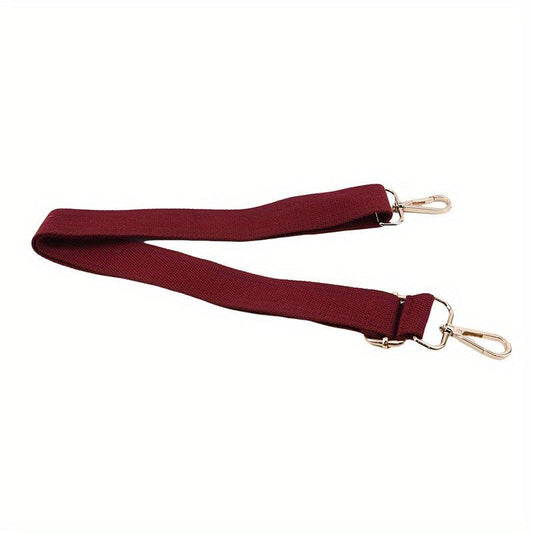 Canvas Shoulder Strap for Handbag Solid Color Crossbody Bag Accessory