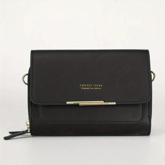 Women's Flap Clutch Purse Small Wallet Crossbody Bag