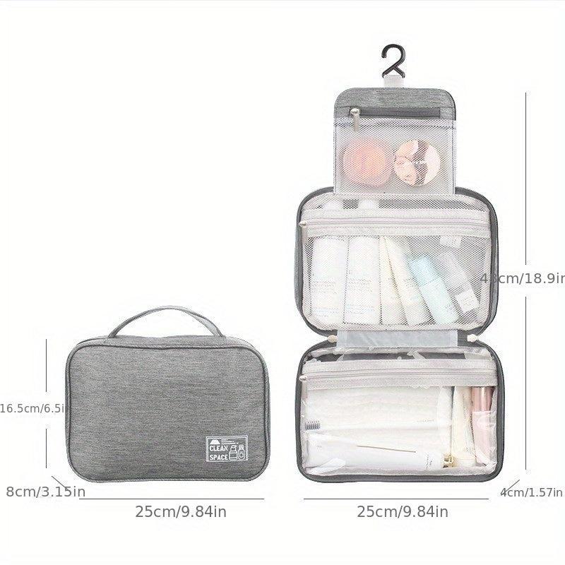 Large Capacity Foldable Hanging Cosmetics Bag Waterproof Toiletry Bag