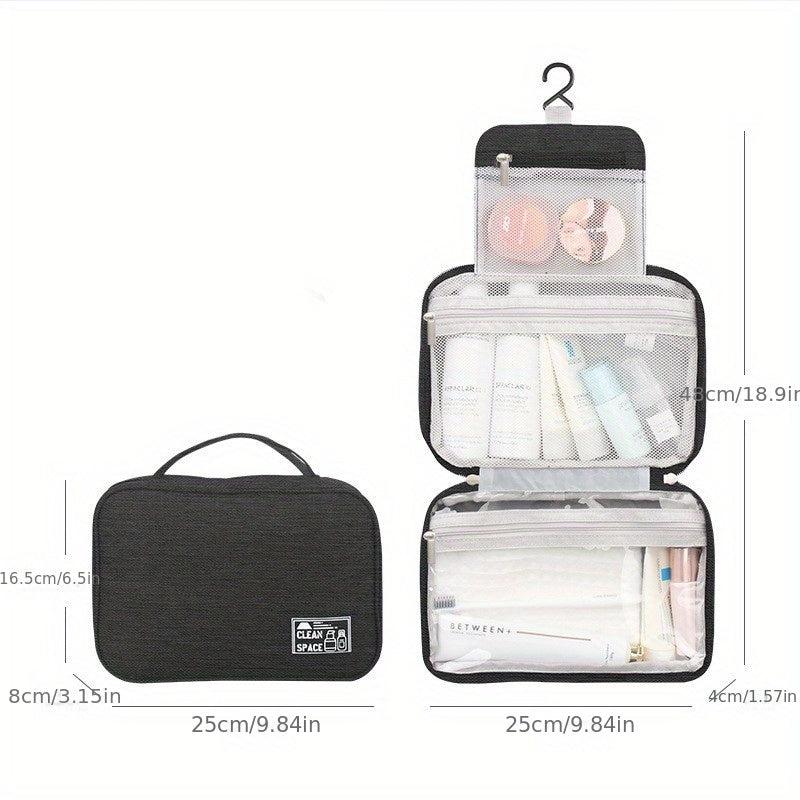 Large Capacity Foldable Hanging Cosmetics Bag Waterproof Toiletry Bag