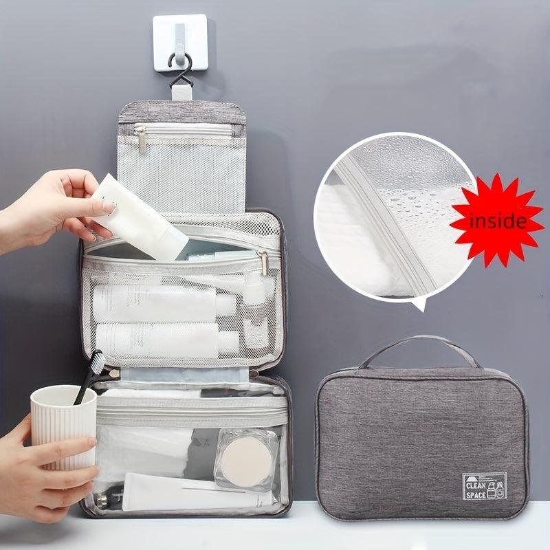 Large Capacity Foldable Hanging Cosmetics Bag Waterproof Toiletry Bag