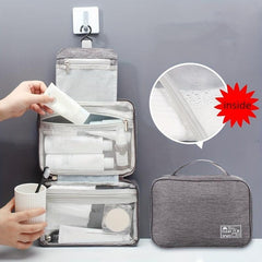 Large Capacity Foldable Hanging Cosmetics Bag Waterproof Toiletry Bag
