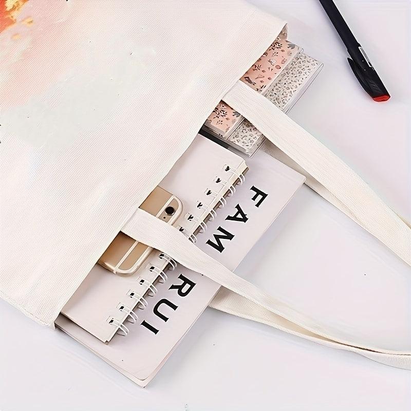 Starry Sky Printed High Capacity Tote Bag Lightweight Shoulder Bag