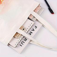 Starry Sky Printed High Capacity Tote Bag Lightweight Shoulder Bag