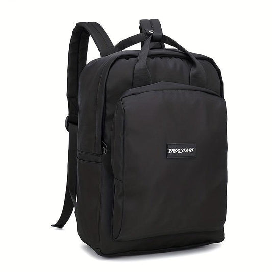 Portable Oxford Cloth Backpack Schoolbag Travel Bag