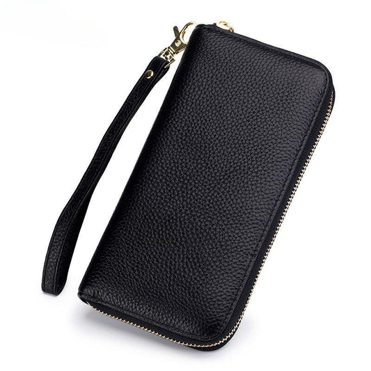 Solid Long Coin Purse Clutch Zipper Wallet Credit Card Case