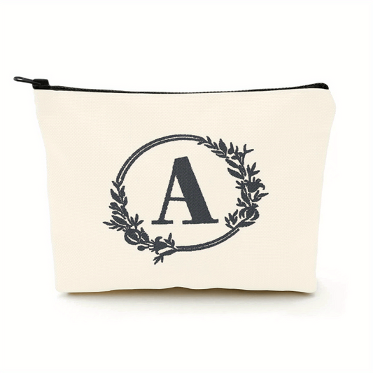 Letter A Pattern Cosmetic Bag for Men Women