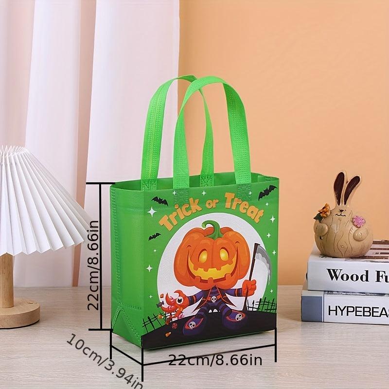 Cartoon Halloween Pattern Storage Handbag Non Woven Bag