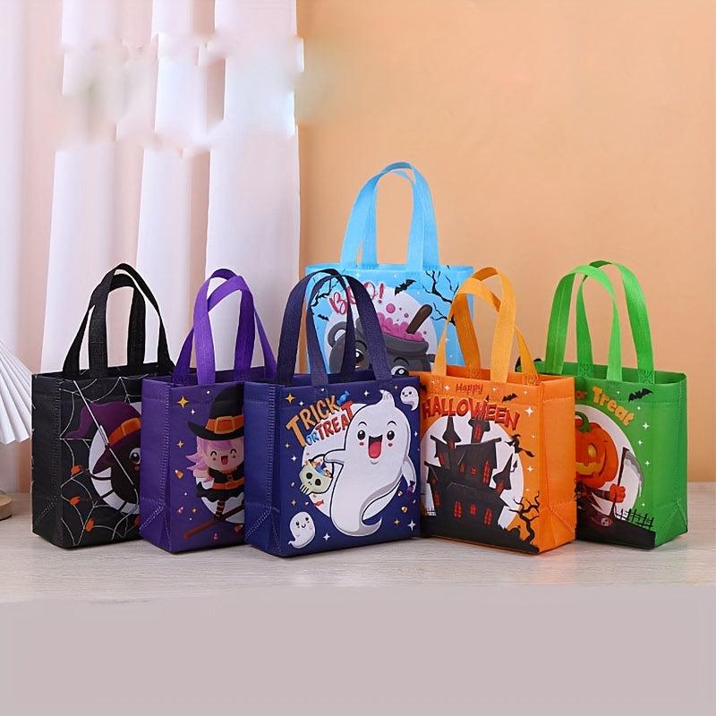 Cartoon Halloween Pattern Storage Handbag Non Woven Bag