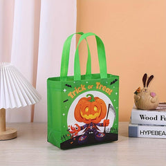 Cartoon Halloween Pattern Storage Handbag Non Woven Bag