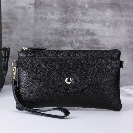 Minimalist Long Wallet Zipper Clutch Coin Purse Storage Pouch