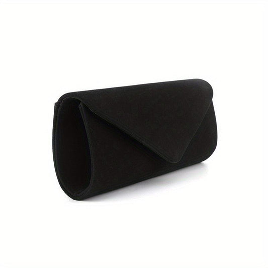Solid Clutch Bag Flap Evening Party Banquet Bag