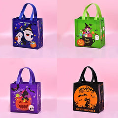 Cartoon Halloween Pattern Storage Handbag Party Storage Bag