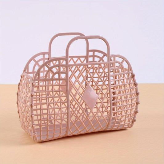 DIY Cosmetic Handbag PVC Makeup Storage Organizer Lightweight Portable
