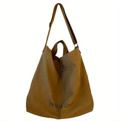 Large Capacity Canvas Tote Bag Handbag Gym Shoulder Shopping Swimming Bag