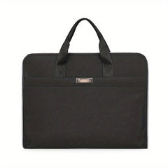 Men's Business Briefcase Handbag Zippered File Organizer