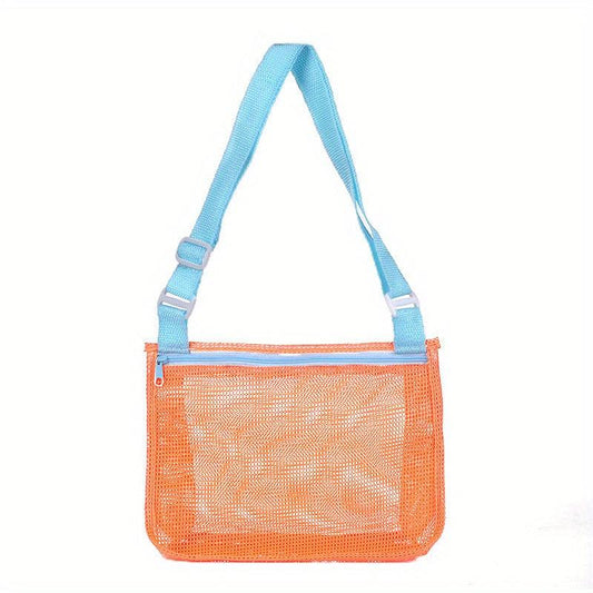 Mesh Beach Toy Storage Bag Travel Beach Bag Shell Bag Mesh Pool Bag
