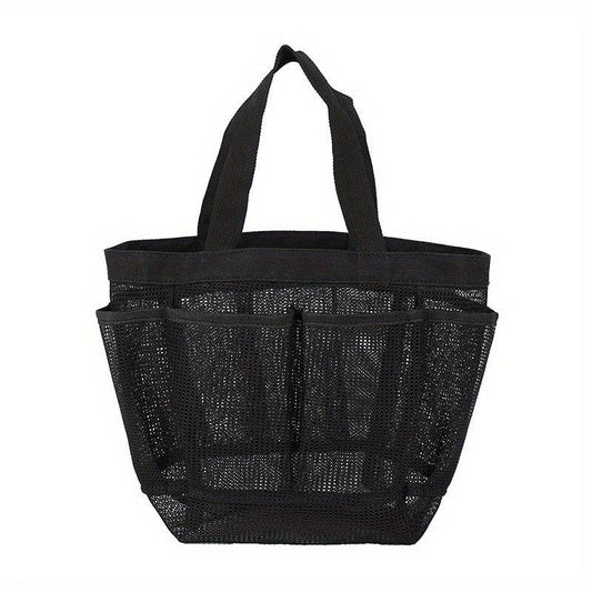 Mesh Beach Bag Travel Storage Wash Bag Mesh Convenient Swim Bath Bag