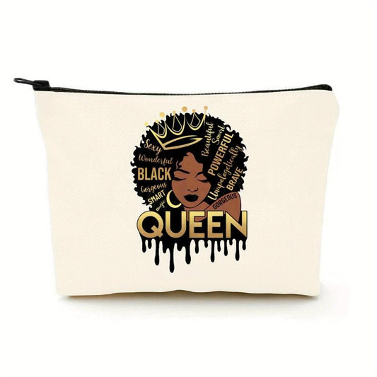 Cartoon Girl Cosmetic Bag for Women Men Stationary Bag