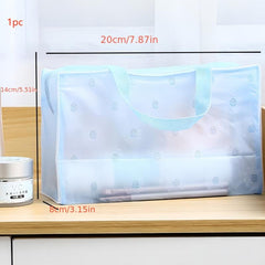 Small Floral Waterproof Toiletry Bag Portable Travel Storage Bag