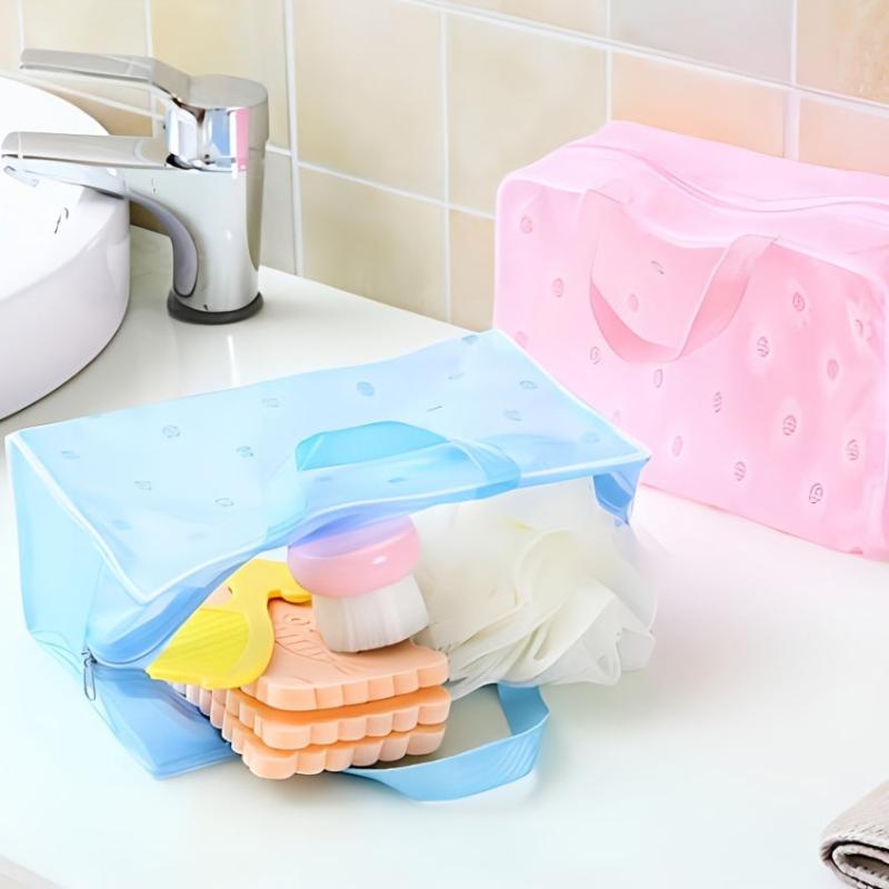 Small Floral Waterproof Toiletry Bag Portable Travel Storage Bag