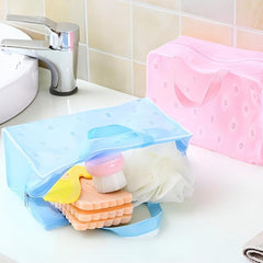 Small Floral Waterproof Toiletry Bag Portable Travel Storage Bag