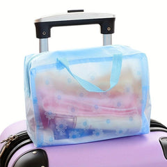 Small Floral Waterproof Toiletry Bag Portable Travel Storage Bag