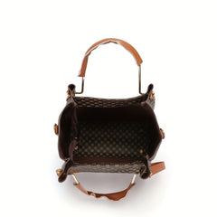4pcs Geometric Pattern Shoulder Bag Set Women's Handbag Crossbody Clutch Wallet