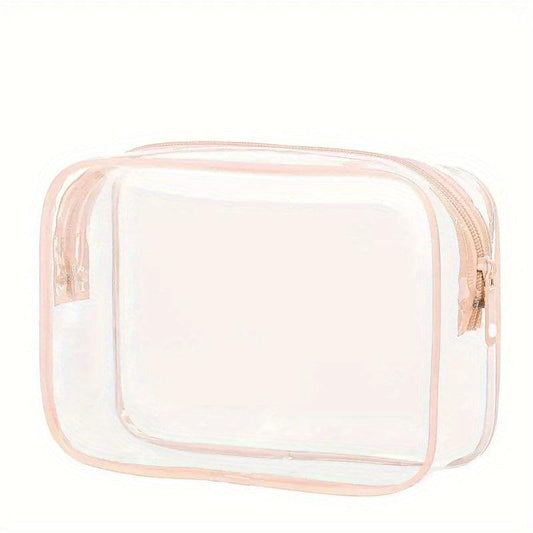 Outdoor PVC Cosmetic Bag Transparent Toiletry Waterproof Travel Storage