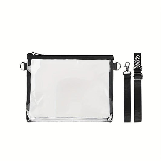 Transparent PVC Crossbody Bag Waterproof Coin Purse Wash Bag