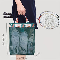 Portable Mesh Beach Bag Clear Storage Sports Handbag