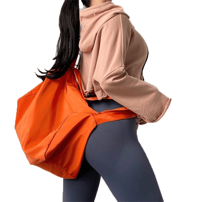 Minimalist Casual Crossbody Bag Solid Shoulder Sports All Match Zipper Bag