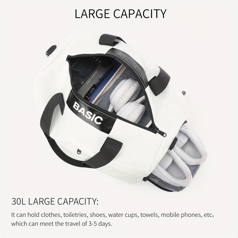 Large Capacity Sports Gym Bag Lightweight Overnight Duffle Bag