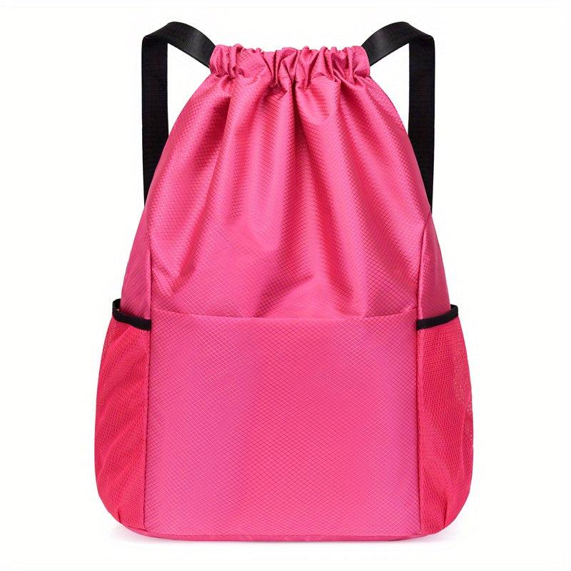 Multifunctional Drawstring Backpack Lightweight Sports Bag Gym Bag