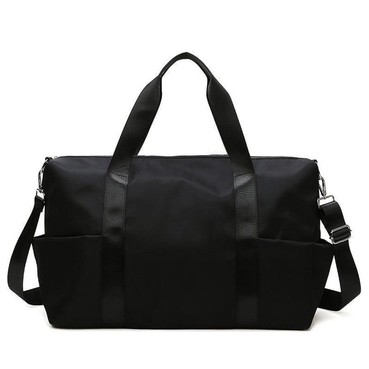 Minimalist Large Capacity Duffel Bag Zipper Portable Luggage Handbag