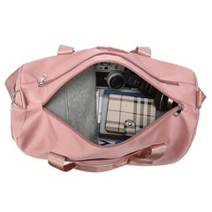 Large Capacity Waterproof Gym Duffel Bag with Shoe Compartment