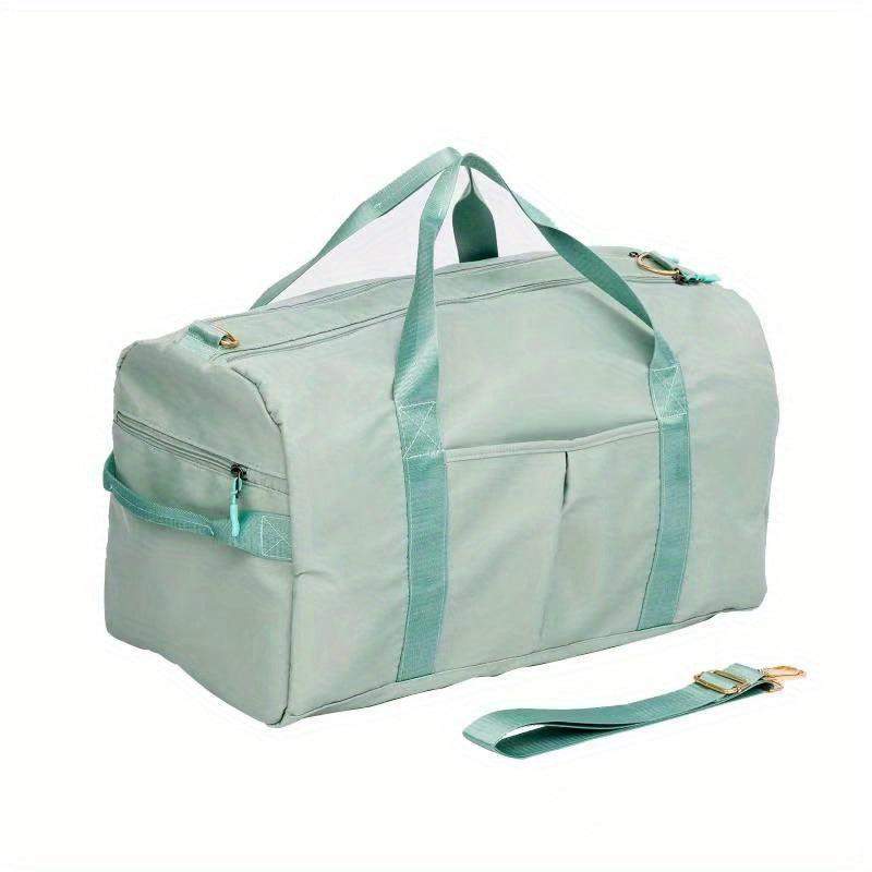 Large Capacity Waterproof Gym Duffel Bag with Shoe Compartment