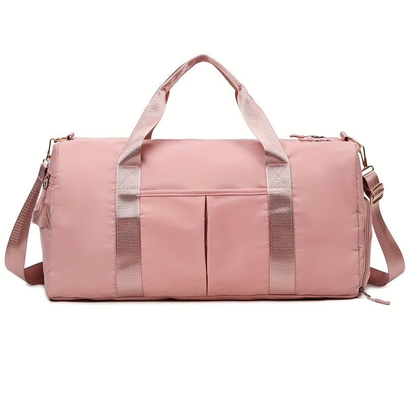 Large Capacity Waterproof Gym Duffel Bag with Shoe Compartment