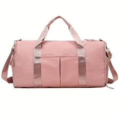 Large Capacity Waterproof Gym Duffel Bag with Shoe Compartment