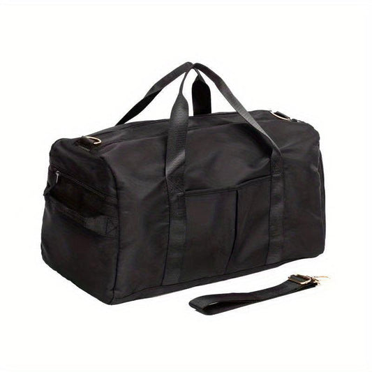 Large Capacity Waterproof Gym Duffel Bag with Shoe Compartment
