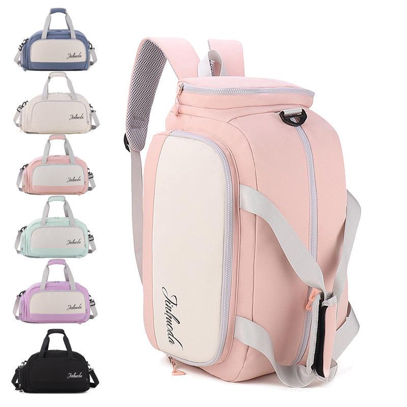 Large Capacity Travel Duffle Backpack Portable Sports Fitness Storage Bag