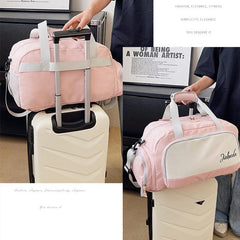 Large Capacity Travel Duffle Backpack Portable Sports Fitness Storage Bag