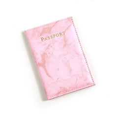 Marbled Passport Cover Ticket Clip