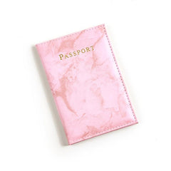 Marbled Passport Cover Ticket Clip