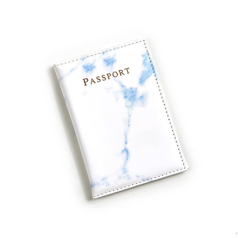 Marbled Passport Cover Ticket Clip