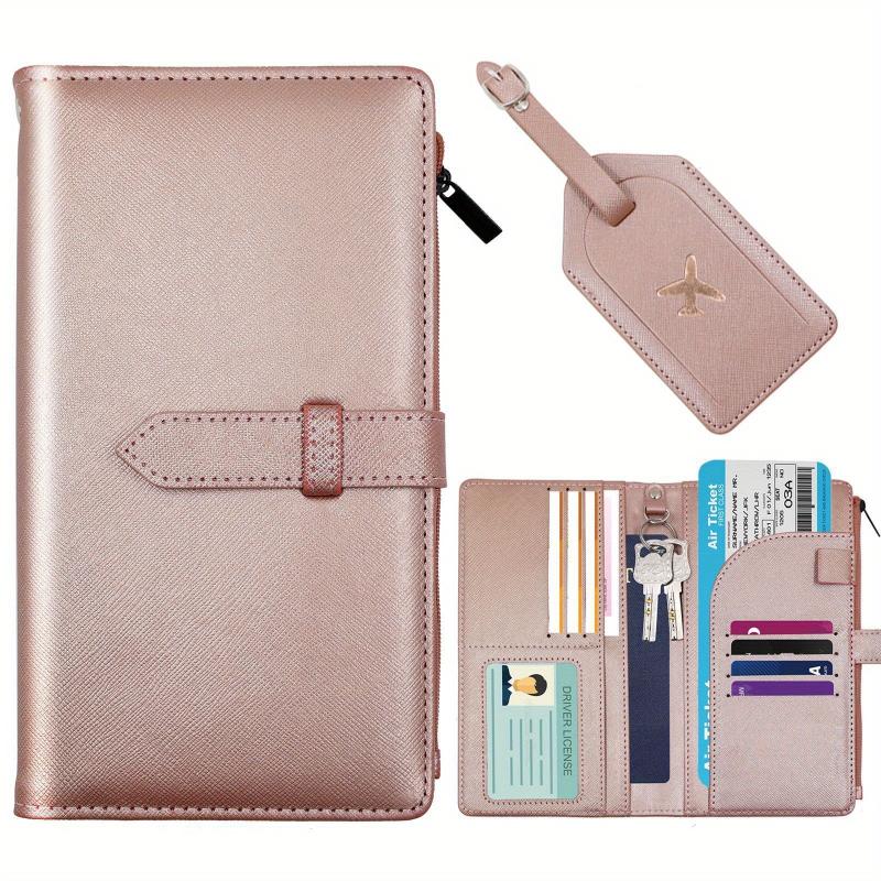 RFID Blocking Passport Holder Set with Luggage Tag