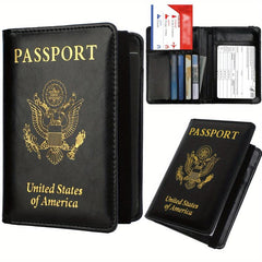 Passport & Vaccine Card Holder Combo Travel Wallet