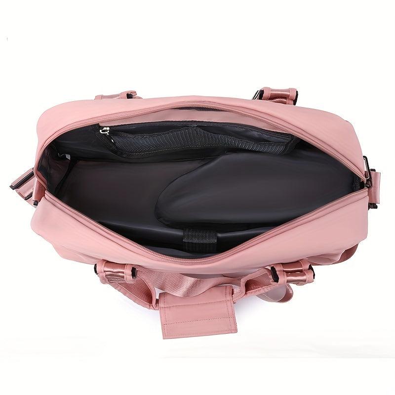 Pleated Top Handle Sports Storage Bag Large Capacity