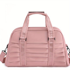 Pleated Top Handle Sports Storage Bag Large Capacity