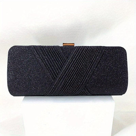 Glitter Clutch Wallet Evening Bag for Party Women Solid Coin Purse